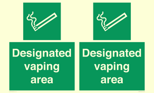Designated vaping area